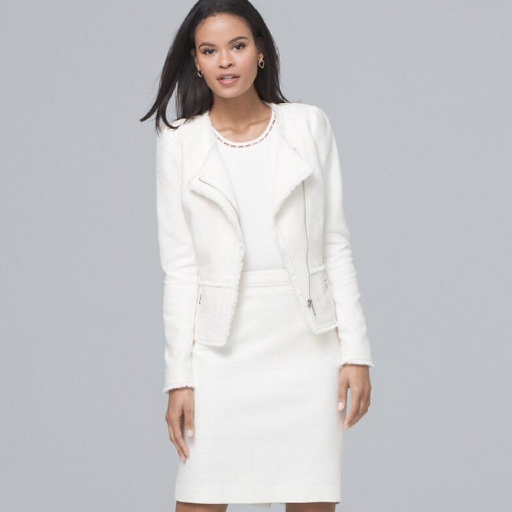 White House Black Market Tweed Pencil Skirt